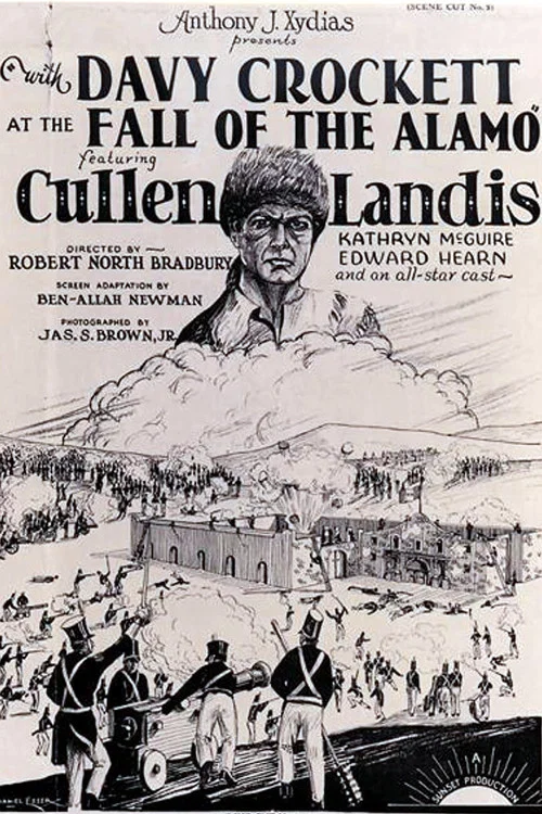 With Davy Crockett at the Fall of the Alamo постер