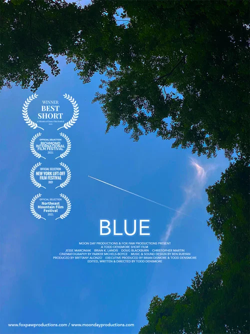 Blue постер