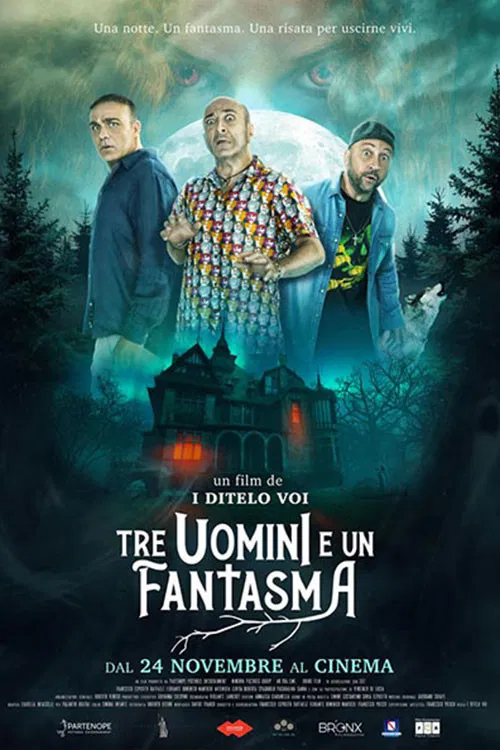 Tre uomini e un fantasma постер
