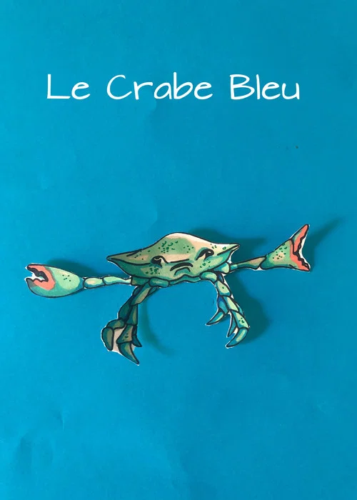 Le Crabe bleu постер