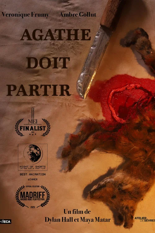Agathe doit partir постер