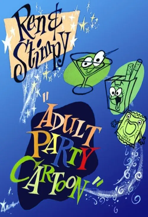 Ren & Stimpy Adult Party Cartoon постер
