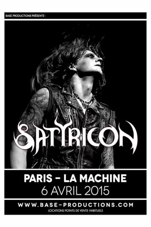 Satyricon - La Machine Du Moulin Rouge  (Paris, France 2015) постер