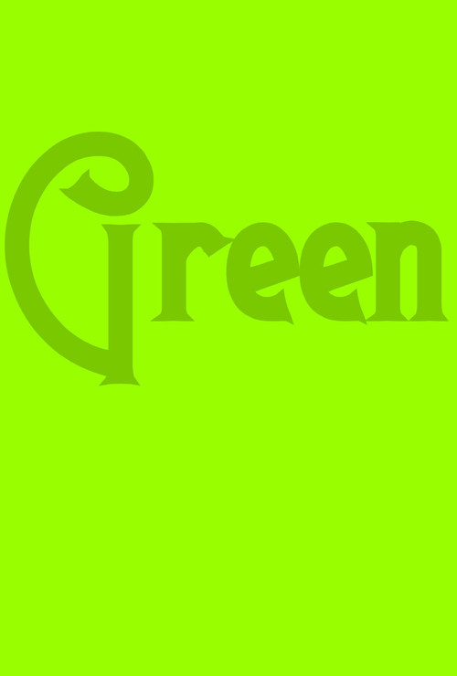 Green постер