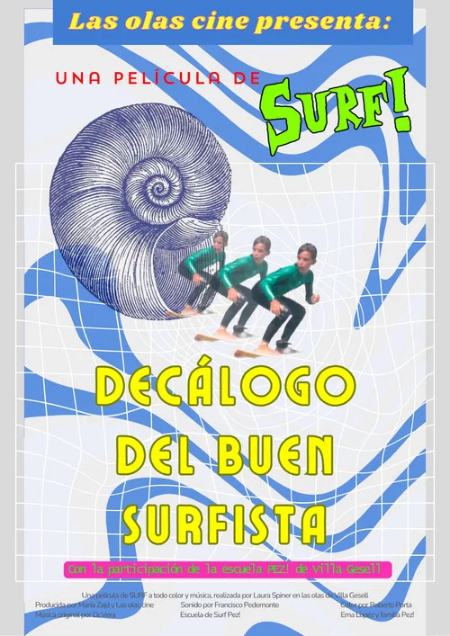 Decálogo del buen surfista постер