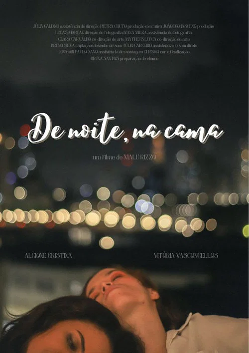 De noite, na cama постер