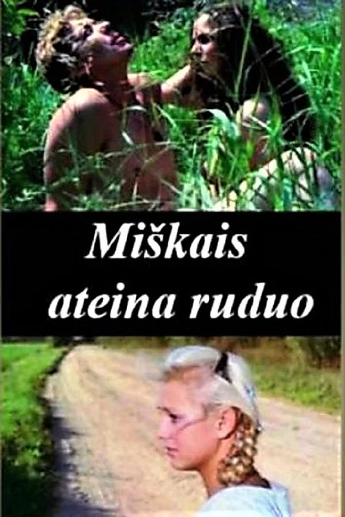 Осень приходит лесами постер