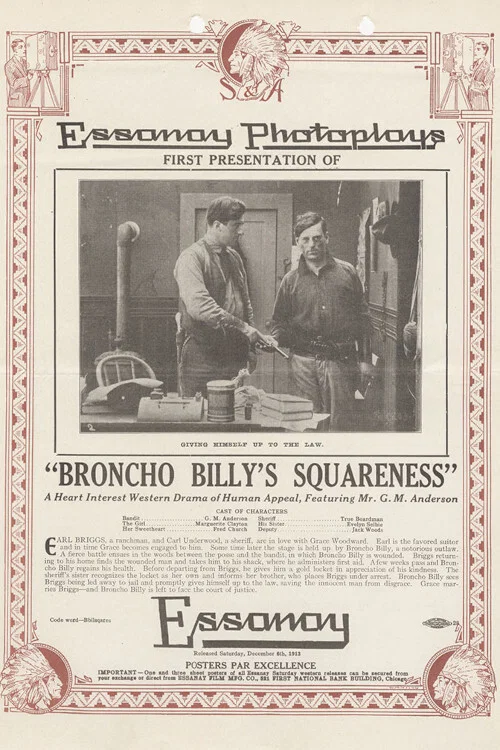 Broncho Billy's Squareness постер
