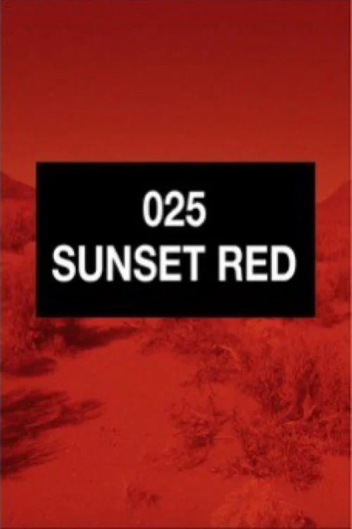 025 Sunset Red постер