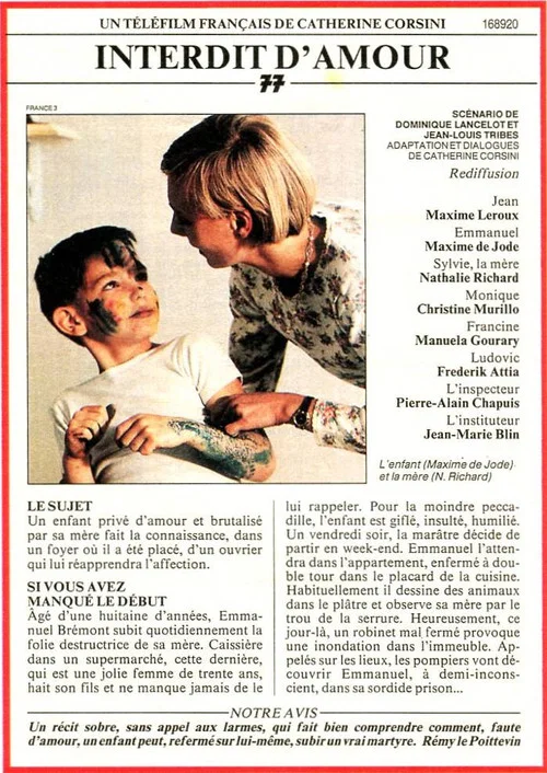 Interdit d'amour постер