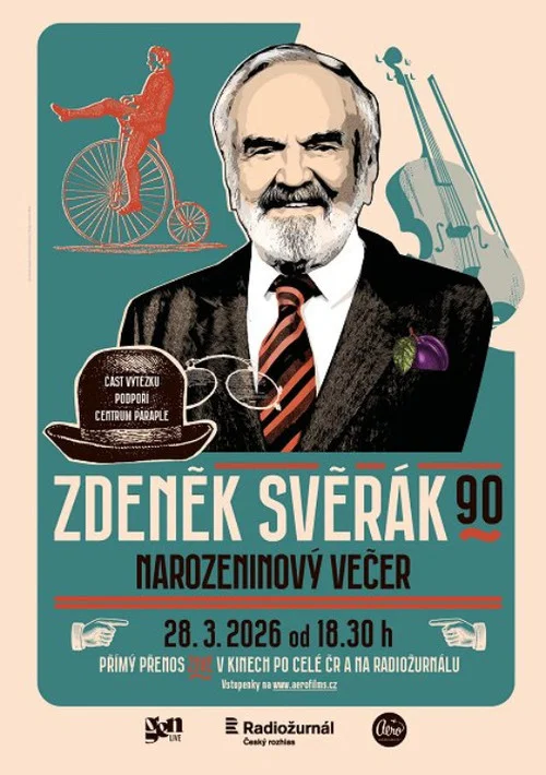 Zdeněk Svěrák 90 постер
