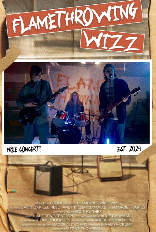 Flamethrowing Wizz постер