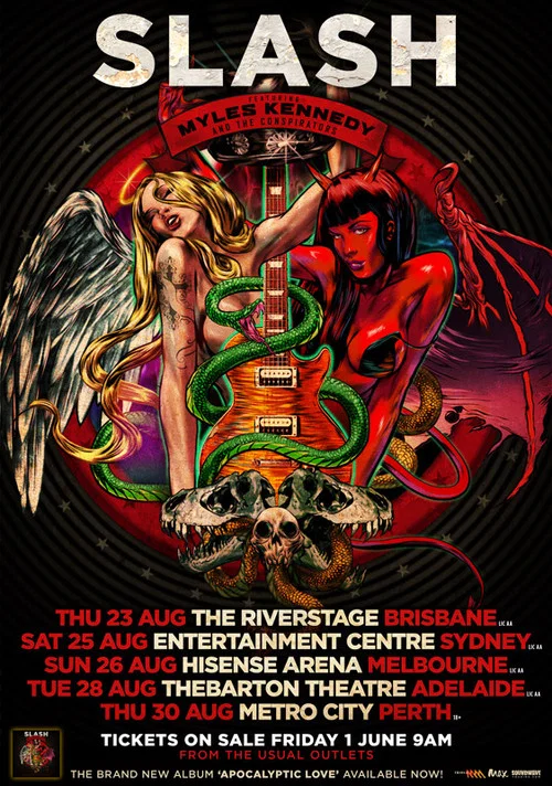 Slash ft. Myles Kennedy and The Conspirators - Live at Sydney постер