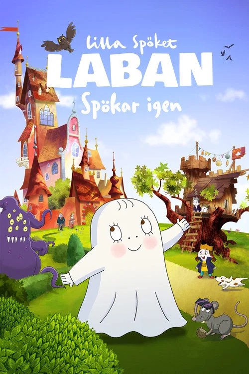 Lilla spöket Laban spökar igen постер