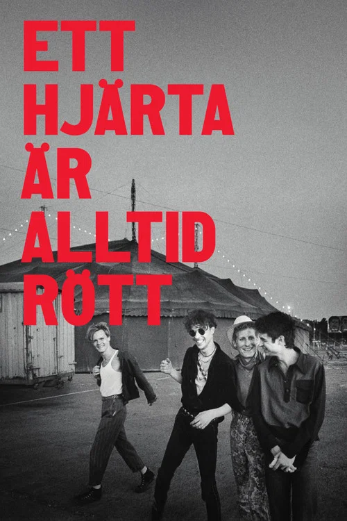 Ett hjärta är alltid rött постер