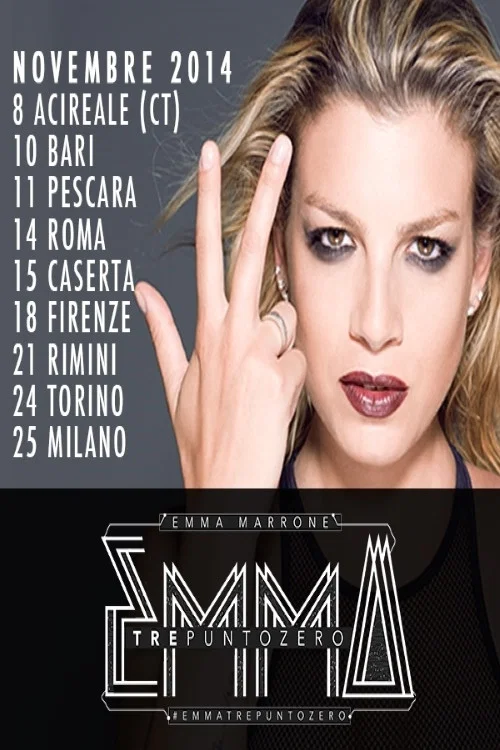 Emma Marrone - 3.0 Tour Milano постер