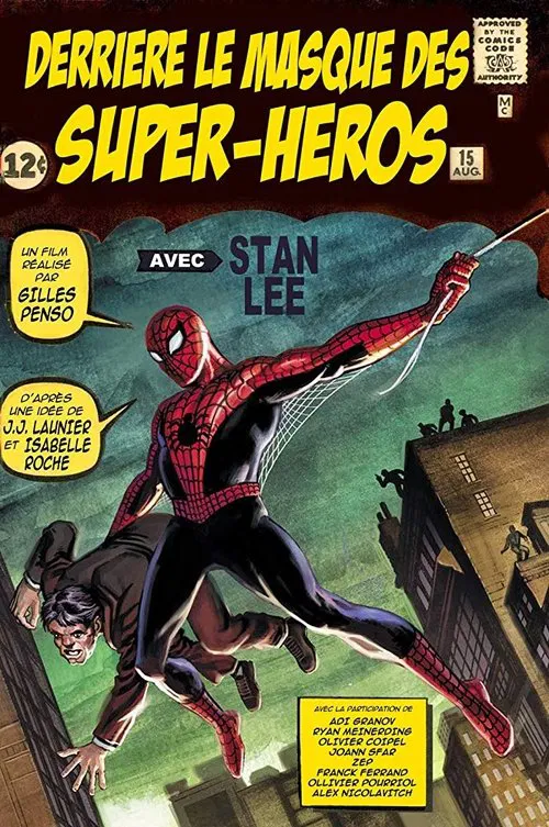 Derrière le masque des super-héros постер