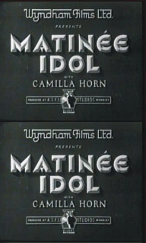 Matinee Idol постер