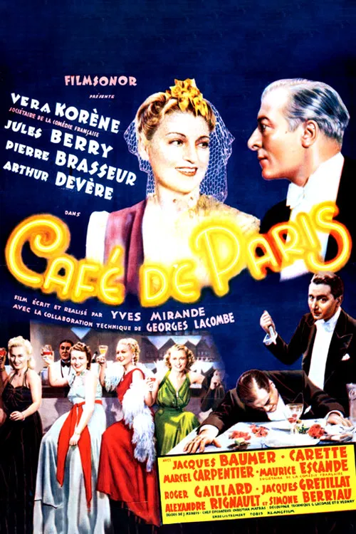 Café de Paris постер
