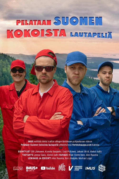 Pelataan Suomen kokoista lautapeliä постер