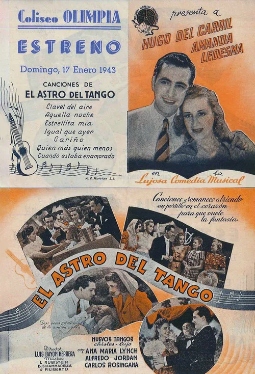 El astro del tango постер