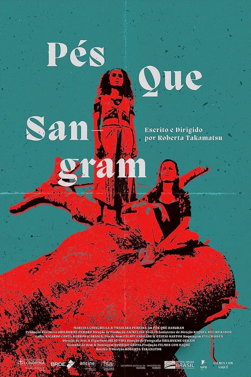 Pés que Sangram постер