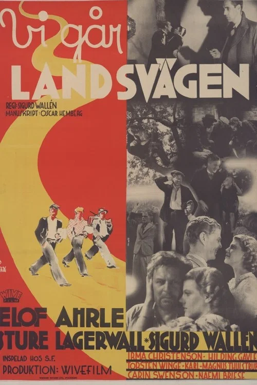 Vi går landsvägen постер