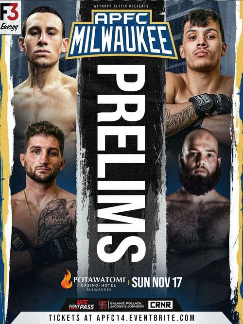 Anthony Pettis FC 14: Milwaukee Fight Night 6 постер