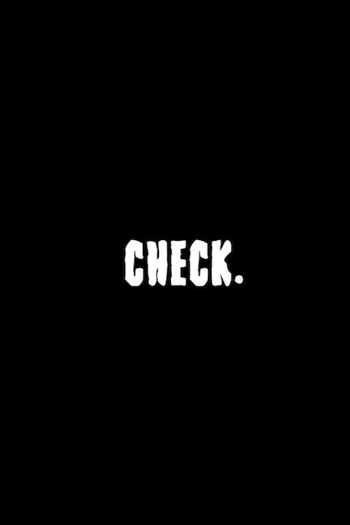 Check. постер