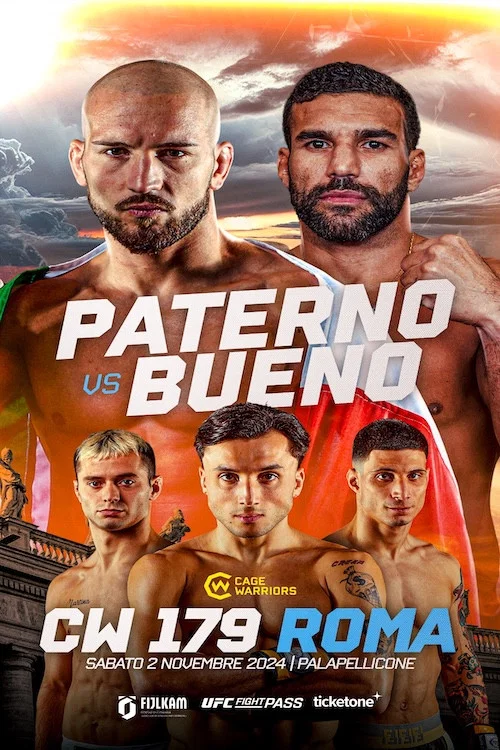 Cage Warriors 179: Rome постер
