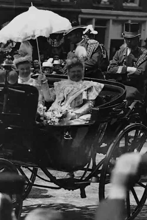 Feestelijk bezoek van H.M. de koningin Wilhelmina aan Rotterdam постер