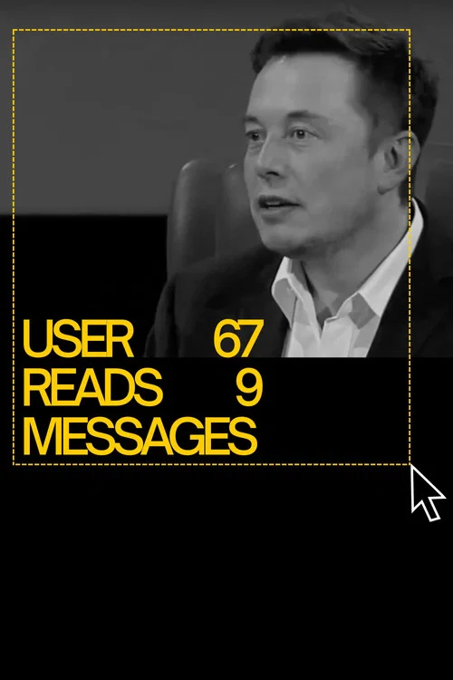 USER 67 READS 9 MESSAGES постер