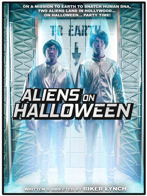 Aliens on Halloween постер