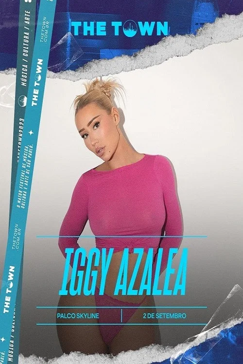 Iggy Azalea - The Town 2023 постер