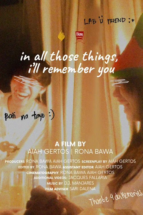 In All Those Things I'll Remember You постер
