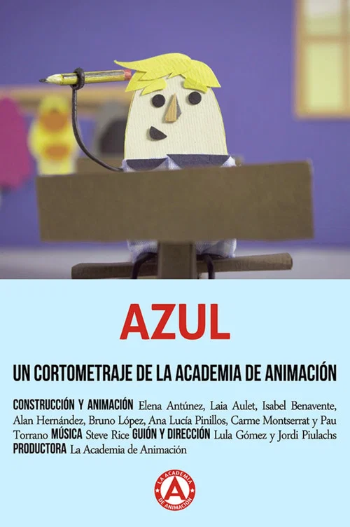 Azul постер