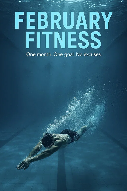 February Fitness постер