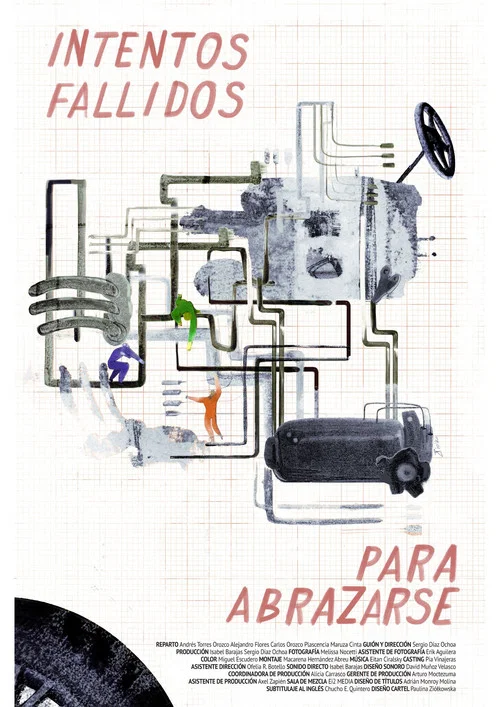 Intentos fallidos para abrazarse постер