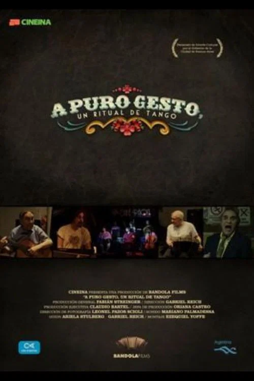 A puro gesto, un ritual de tango постер