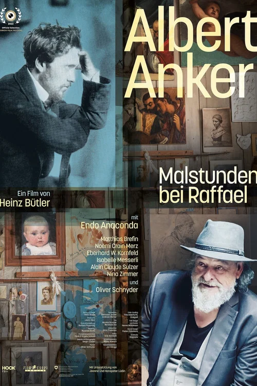 Albert Anker. Malstunden bei Raffael постер