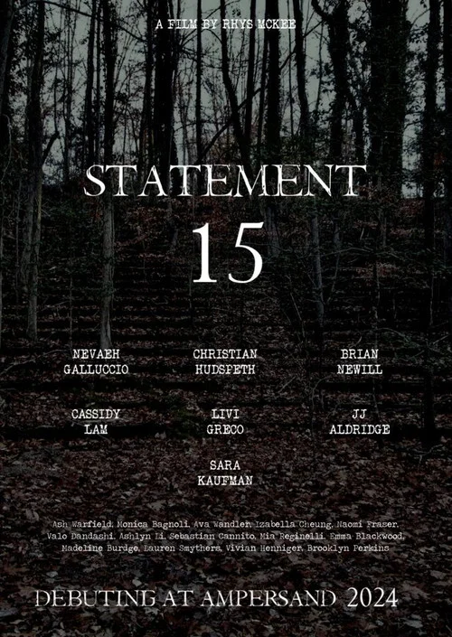 Statement 15 постер