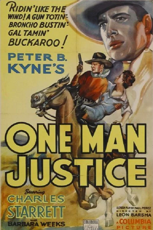 One Man Justice постер