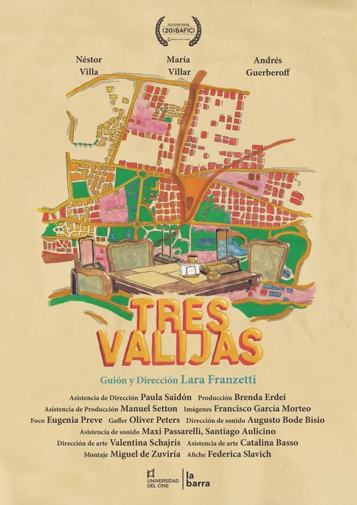 Tres valijas постер