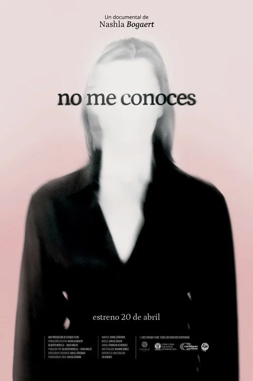 No me conoces постер