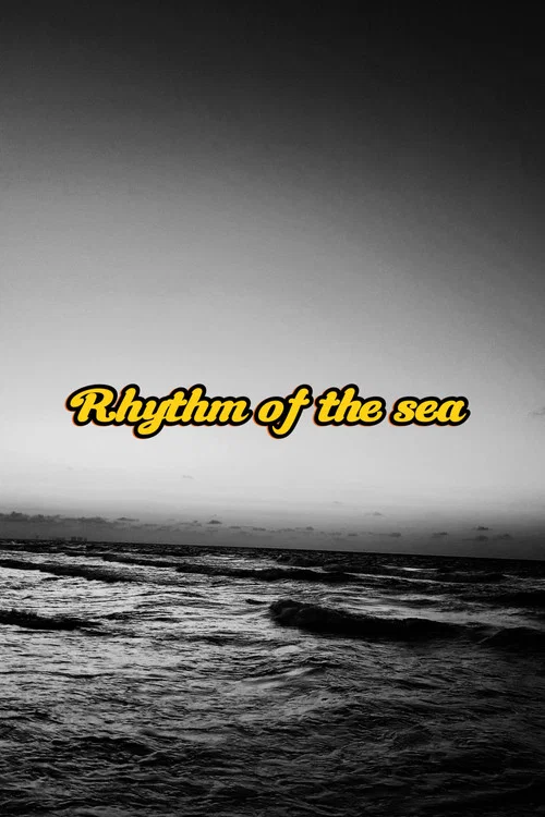 Rhythm of the sea (monochrome version) постер