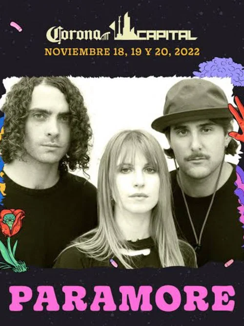 Paramore - Live At Corona Capital 2022 постер