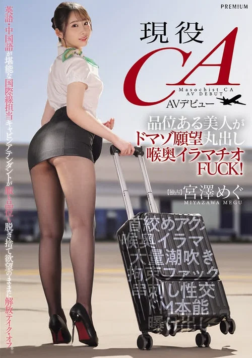 現役CA AVデビュー 品位ある美人がドマゾ願望丸出し喉奥イラマチオFUCK！ 宮澤めぐ постер