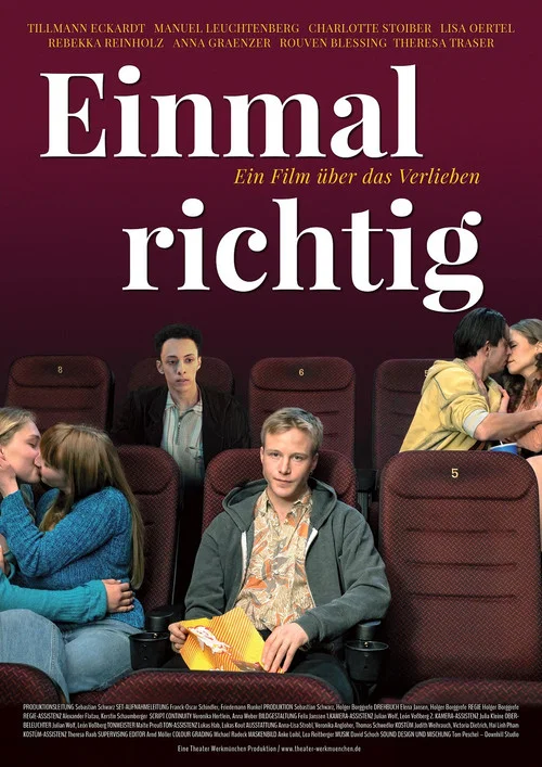 Einmal richtig постер