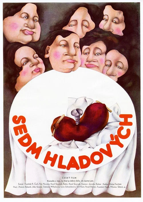 Sedm hladových постер