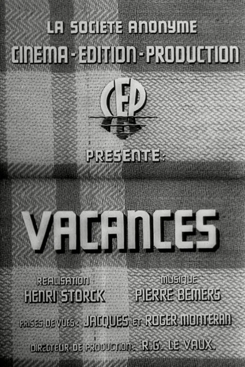 Vacances постер